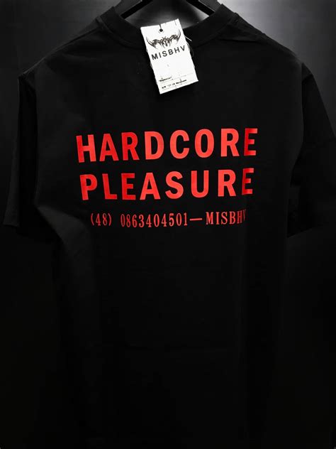 Misbhv Hardcore Pleasure T Shirt Grailed