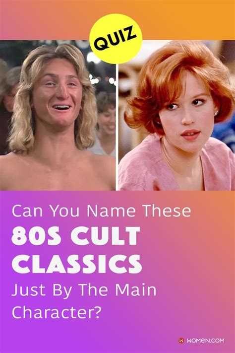 Quiz Can You Name These 80s Cult Classics Just By The Main Character Artofit
