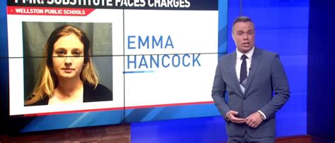 why is emma hancock arrested what are the charges against the 26 year old teacher from oklahoma