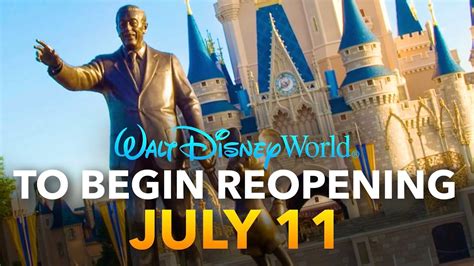 Walt Disney World To Begin Reopening July 11 Walt Disney World
