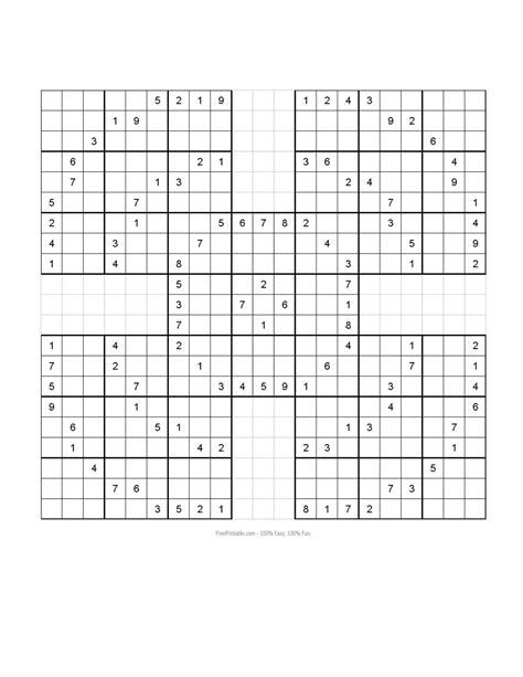 Free Printable Samurai Sudoku Puzzles Puzzel Spellen Sudoku Printable