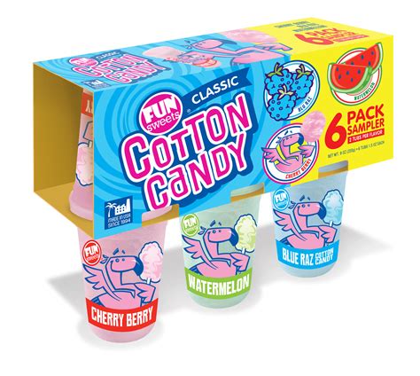 Fun Sweets Cotton Candy Sampler 9oz