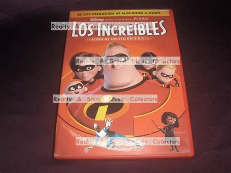 Los Increibles Pelicula Dvd Edicion De Coleccion 2 Discos Mercadolibre