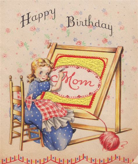 Happy birthday birthdays card cards. Two Crazy Crafters: A Vintage Birthday Card and a Party!