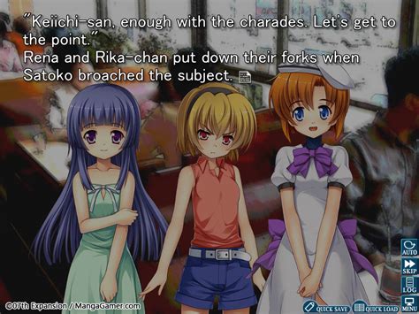 Higurashi When They Cry Game Gamerclickit