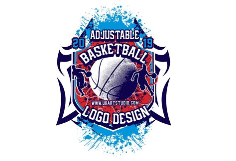 Basketball Adjustable Vector Logo Design For Print Ai Eps Pdf Psd 505