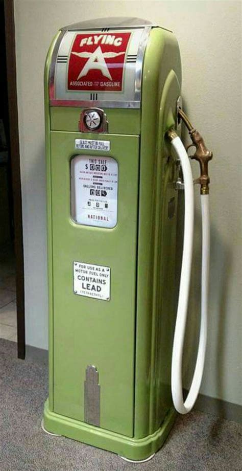 Restored Original Flying A Gas Pump Old Gas Pumps Gas Pumps Vintage