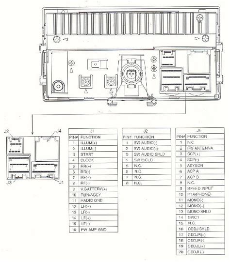 Car Audio Wire Diagram Codes Ford Factory Car Stereo Repair Bose