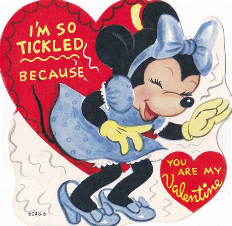 Vintage Childrens Classroom Disney Valentines Day Card Etsy Disney