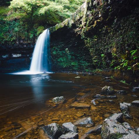 Sgwd Gwladys Or Lady Of The Falls Welsh Waterfalls Are So Poetic Breacon Beacons South Wales