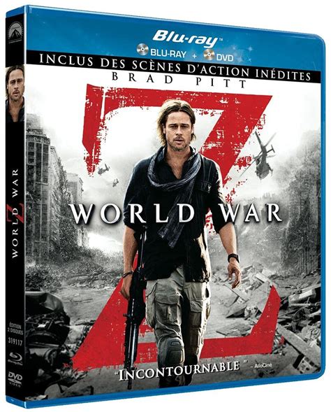 World War Z Francia Blu Ray Amazones Brad Pitt Mireille Enos