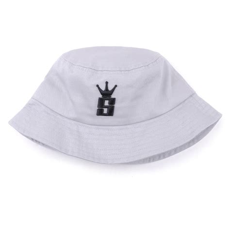 Plain Embroidery White Bucket Hats Wholesale