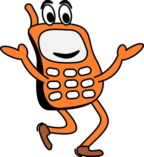 Cell Phone Free To Use Cliparts