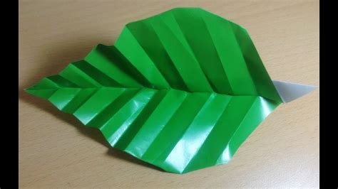 Origami Leaf Youtube