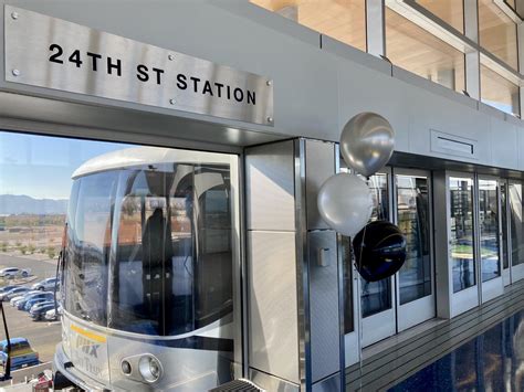 Watch The New Phx Sky Train Route To Sky Harbors Rental Car Center