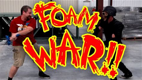 Lets Have A Foam Sword War Youtube