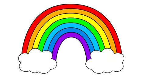 Learn Rainbow Colors Seven Colours For Toddlers And Kids Youtube