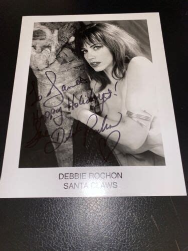 Debbie Rochon Scream Queen Santa Claws Busty Hand Signed X B