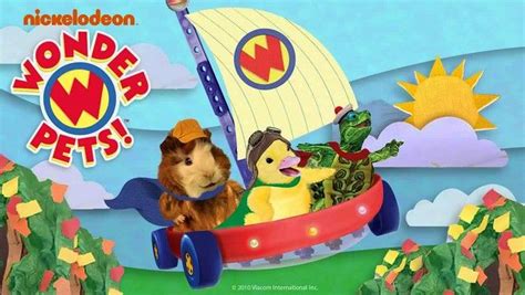 A Hamster Riding In A Toy Boat With Other Animals On Its Back
