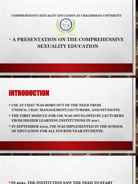 Cse Unesco Presentation 2023 Pdf Sex Education Behavioural Sciences