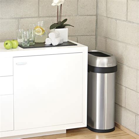 Simplehuman 50 Liter Brushed Stainless Steel Steel Touchless Trash Can