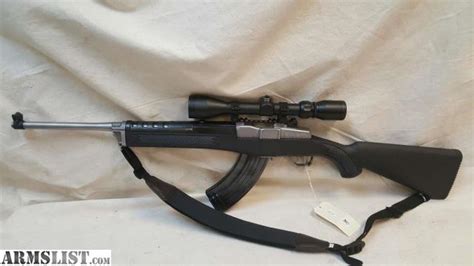 Armslist For Sale Ruger Mini 30 762x39 Stainless W Scope Used