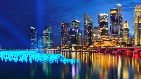 Marina Bay Singapore Panorama Wallpapers Hd Wallpapers Id 17733