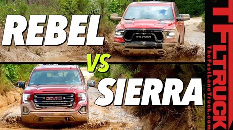 60000 Off Road Truck Battle Ram Rebel Vs Gmc Sierra At4 Vs Texas Mud