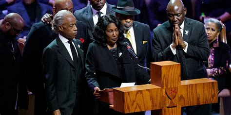 At Tyre Nichols Funeral Al Sharpton Delivers A Eulogy Wsj