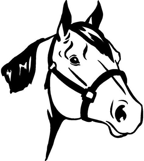 Horse Head Decal Clipart Best Clipart Best