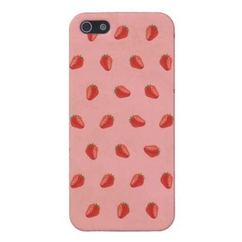 Cute Strawberry Pictures Pattern Iphone 5 Covers Strawberry Pictures