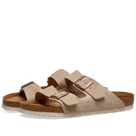 Birkenstock Arizona Sfb Nude Suede End Us