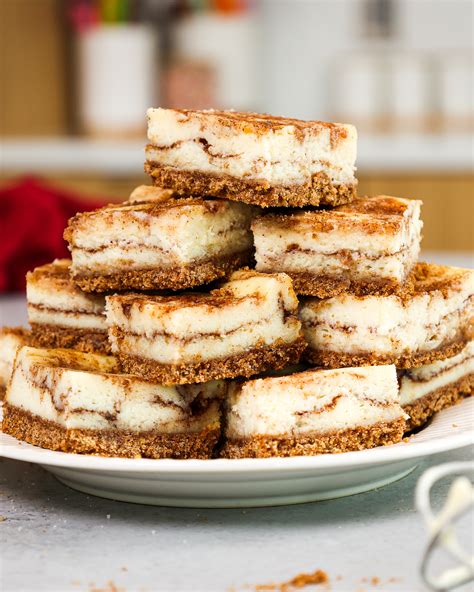 Snickerdoodle Cheesecake Bars Chelsweets