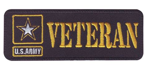 Us Army Veteran Embroidered Patch Etsy
