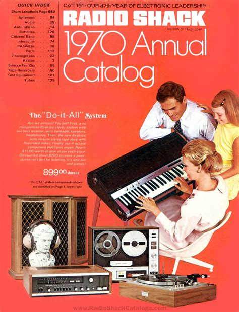 1970 Radioshack Catalog