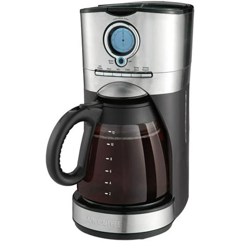 Mr Coffee 12 Cup Programmable Black And Stainless Steel Coffee Maker
