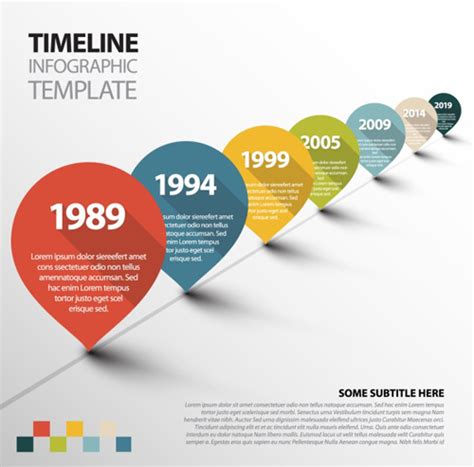 Infographic Timeline Vector Template Vectors Graphic Art Designs In