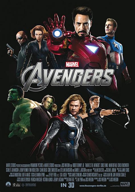 International The Avengers Poster