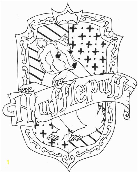 Harry Potter House Crests Coloring Pages Divyajanan