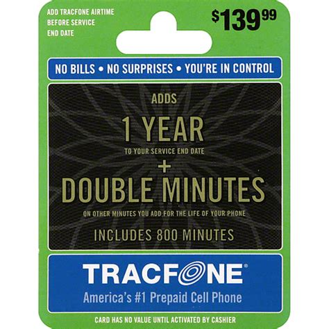 Check spelling or type a new query. TracFone Prepaid Cell Phone Card, 1 Year + Double Minutes ...