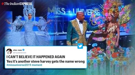 Host Steve Harvey Does It Again This Time Names Wrong Miss Universe Costume Contest Winner