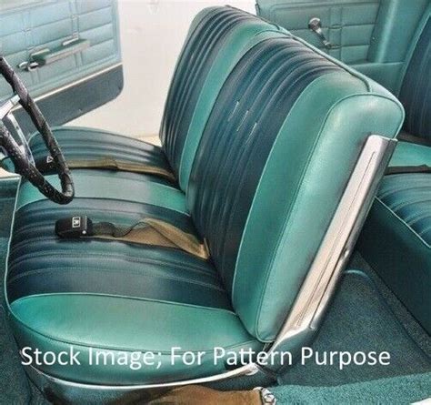 1966 Chevrolet Impala And Ss Split Bench Front Seat Cover Ebay