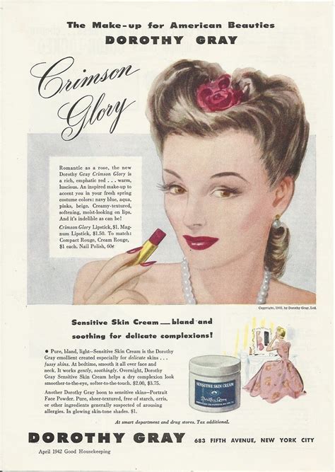 1949 Dorothy Gray Makeup Ads Vintage Makeup Ads Vintage Cosmetics