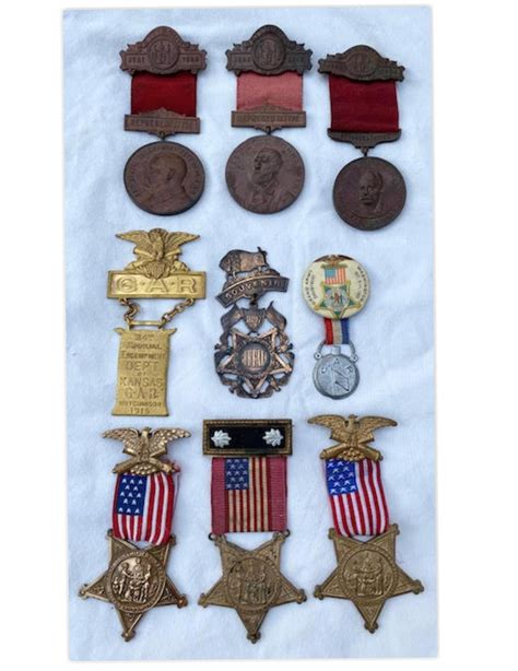 Sold Price Civil War Gar Medals Gettysburg November 6 0120 100