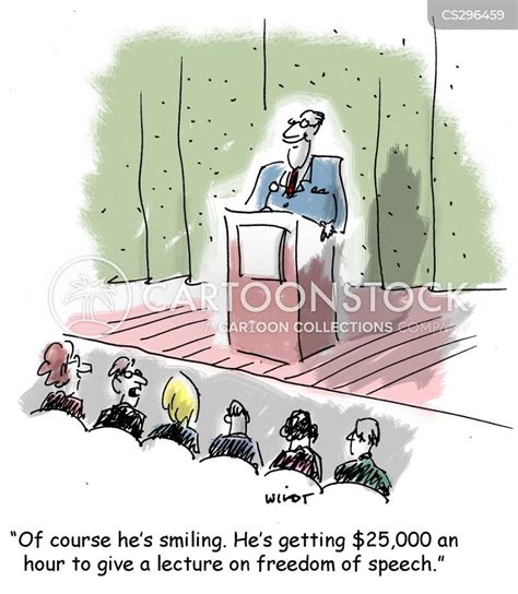 Public Lectures Cartoons And Comics Funny Pictures From CartoonStock