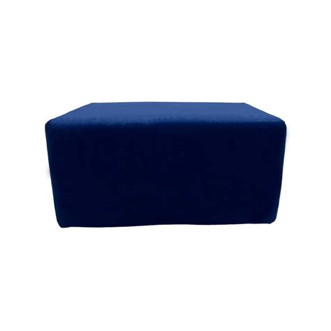 Endless Lounge Ottoman Type A In Midnight Blue Velvet Evolution Furniture