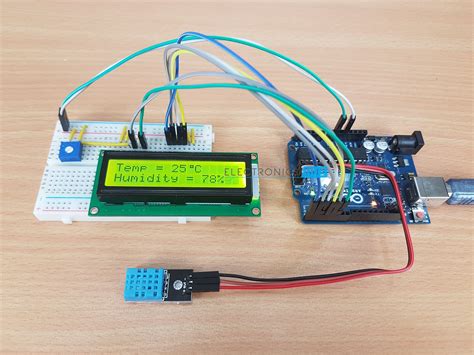 Dht11 Humidity And Temperature Sensor On Arduino With Lcd Arduino