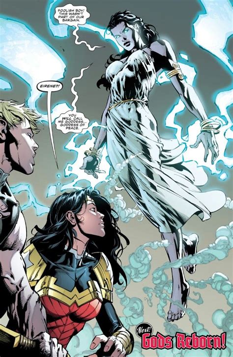 Wonder Woman Meets Eirene Goddess Of Peace Dc Comics Artwork Marvel