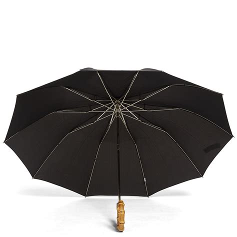 London Undercover Whangee Telescopic Umbrella Black End Europe