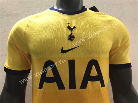 The club is also known as spurs. Player Version 2020-2021 Tottenham Hotspur Away Yellow ...